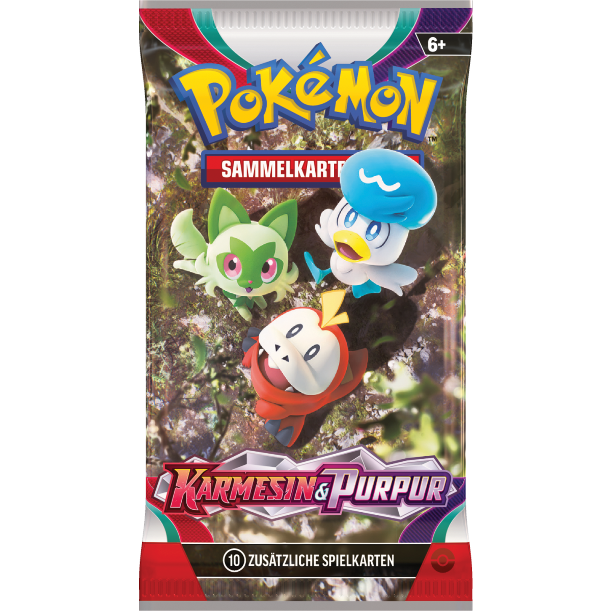 5x Pokémon Karmesin & Purpur (DE)