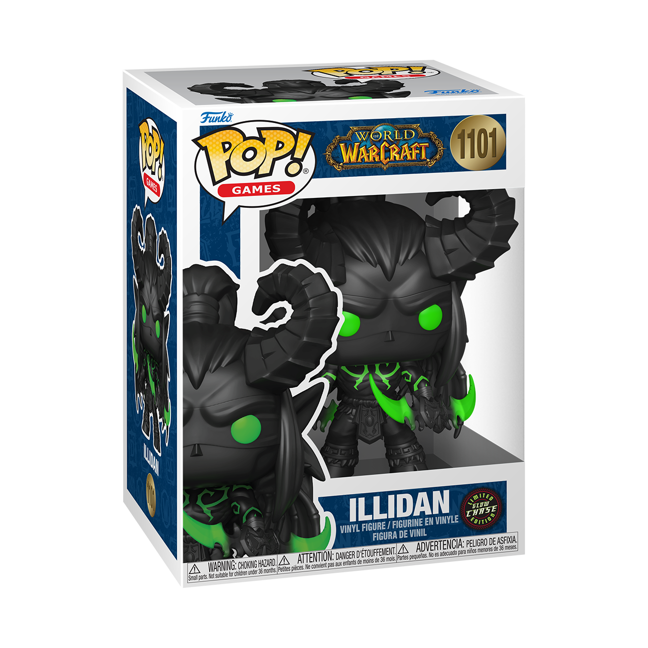 Funko Pop! World of Warcraft - Illidan GLOW CHASE #1101