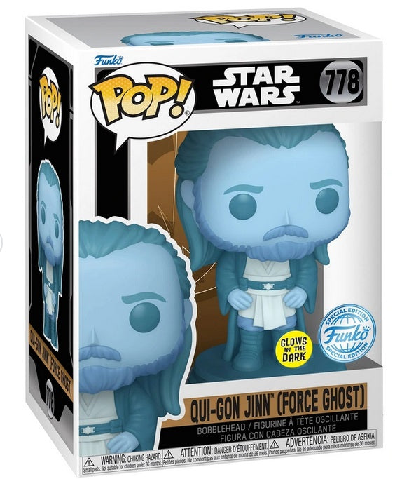Funko POP! 778 Star Wars Qui-Gon Jinn (Force Ghost)
