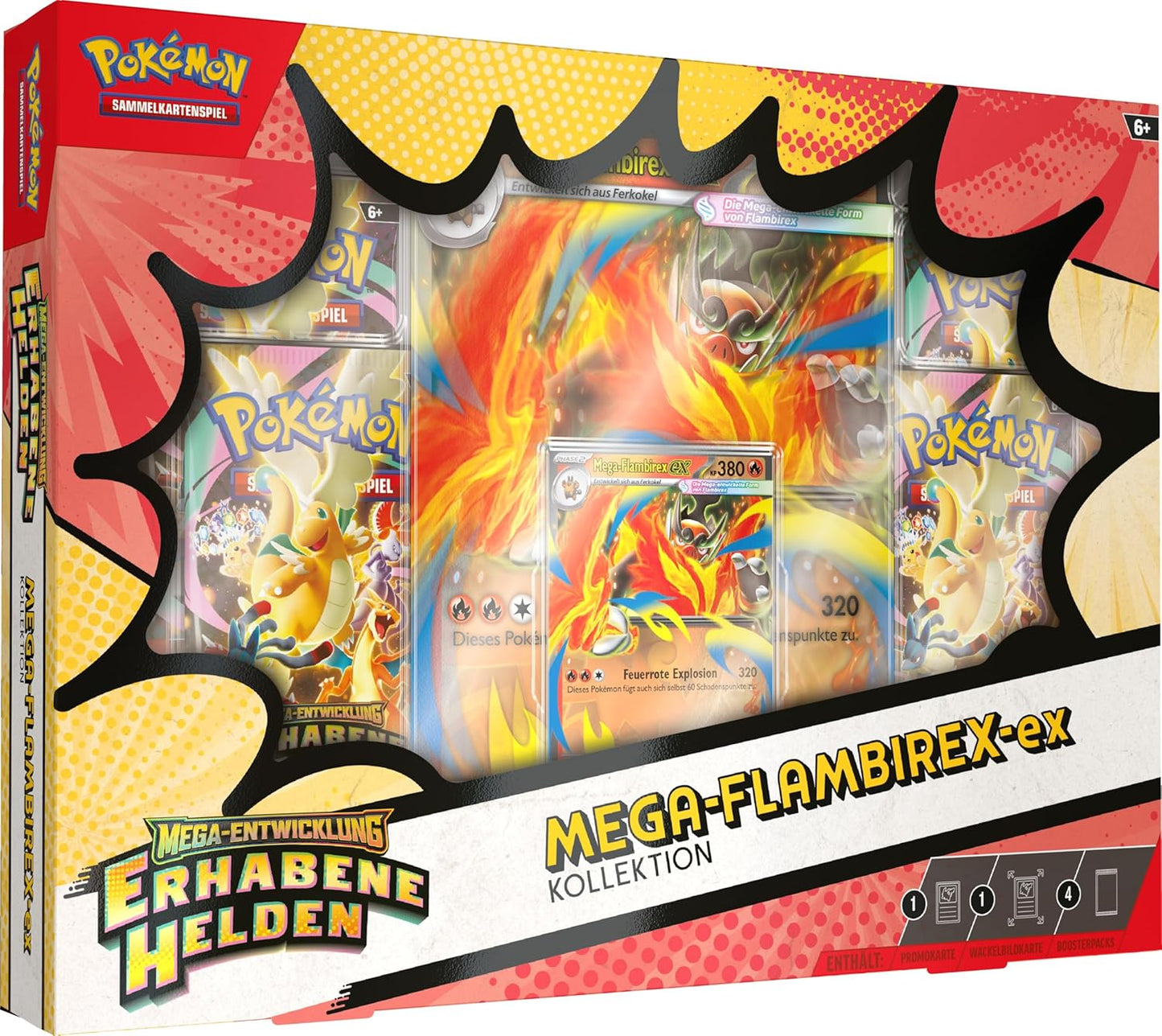 Pokemon Erhabene Helden Mega FlambireX Kollektion