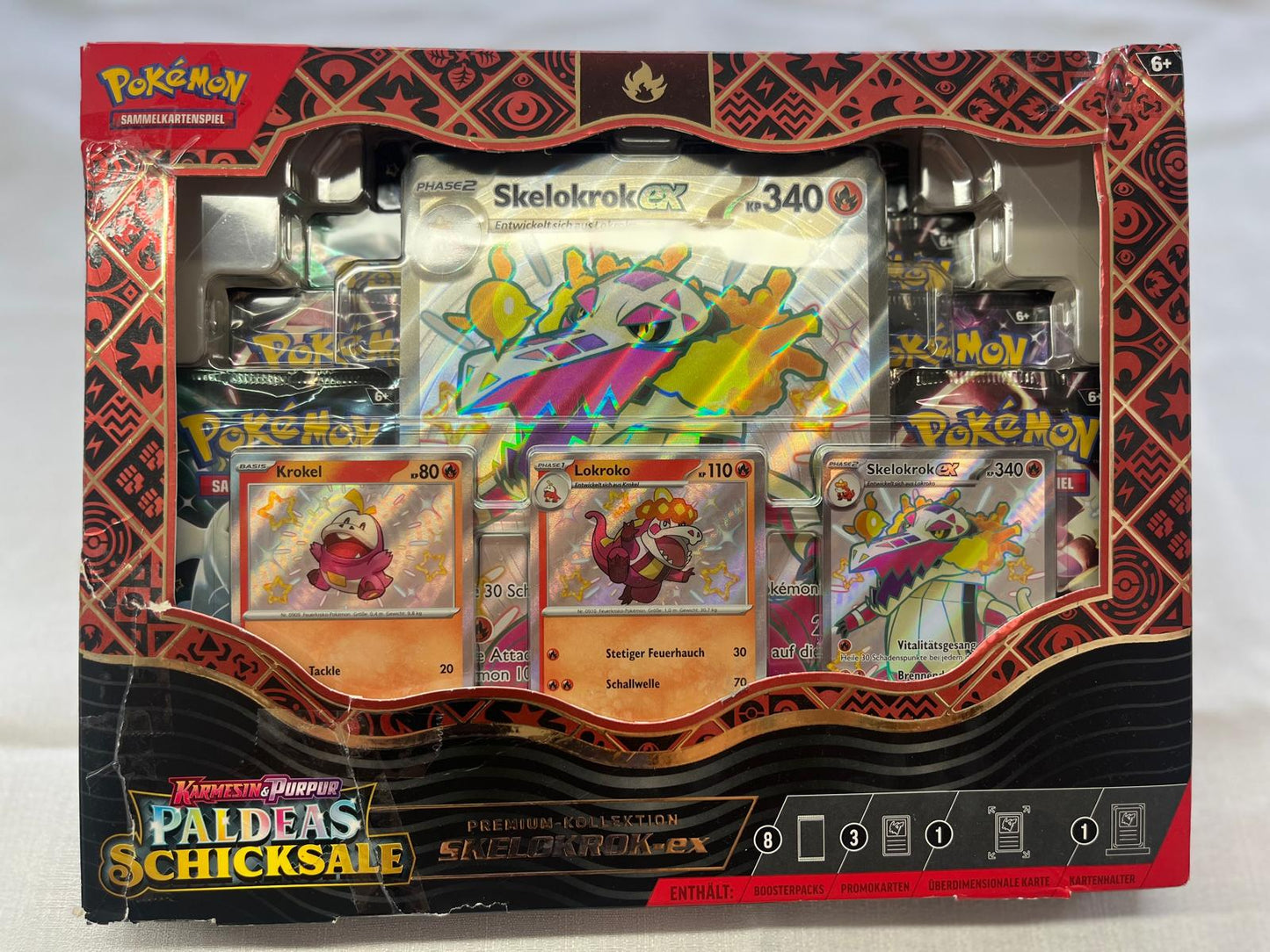 Pokémon Premium-Kollektion Skelokrok-ex (geprüfte B-Ware)