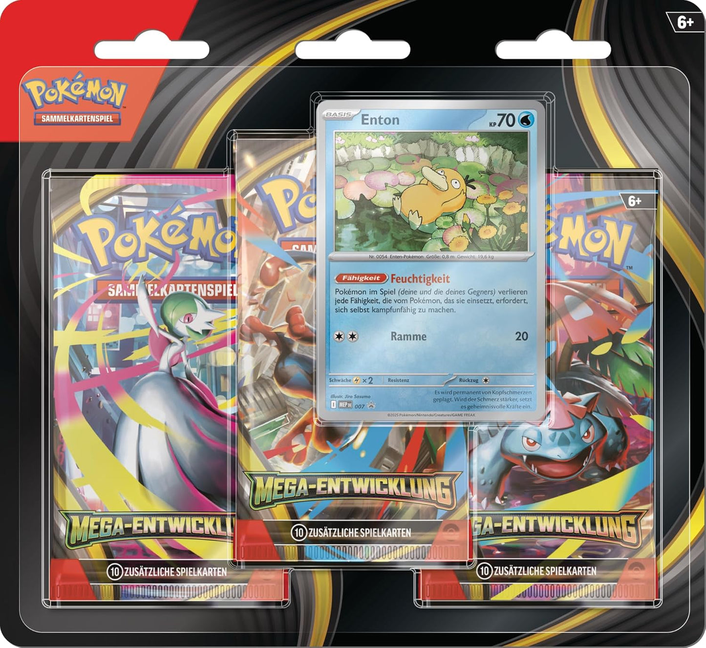 Pokemon Mega Entwicklung 3er Blister Enton