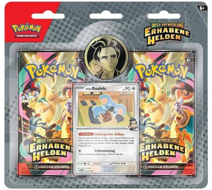 Pokemon Erhabene Helden 2er Blister Aokis Koalelu