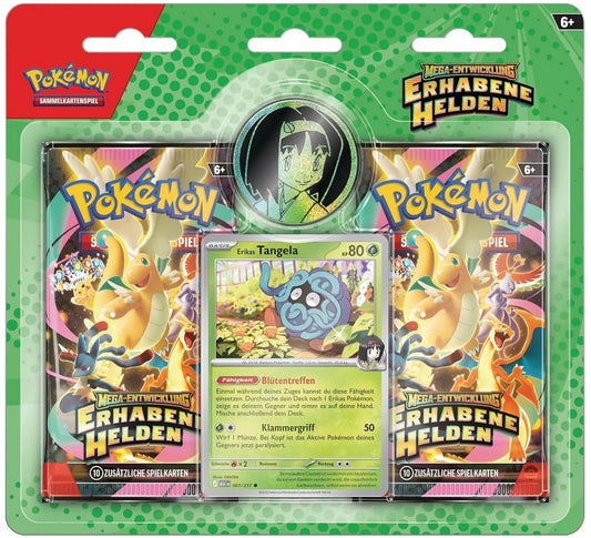 Pokemon Erhabene Helden 2er Blister Erikas Tangela