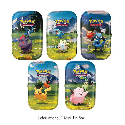 1x Pokemon Erhabene Helden Mini Tin Box (DE)