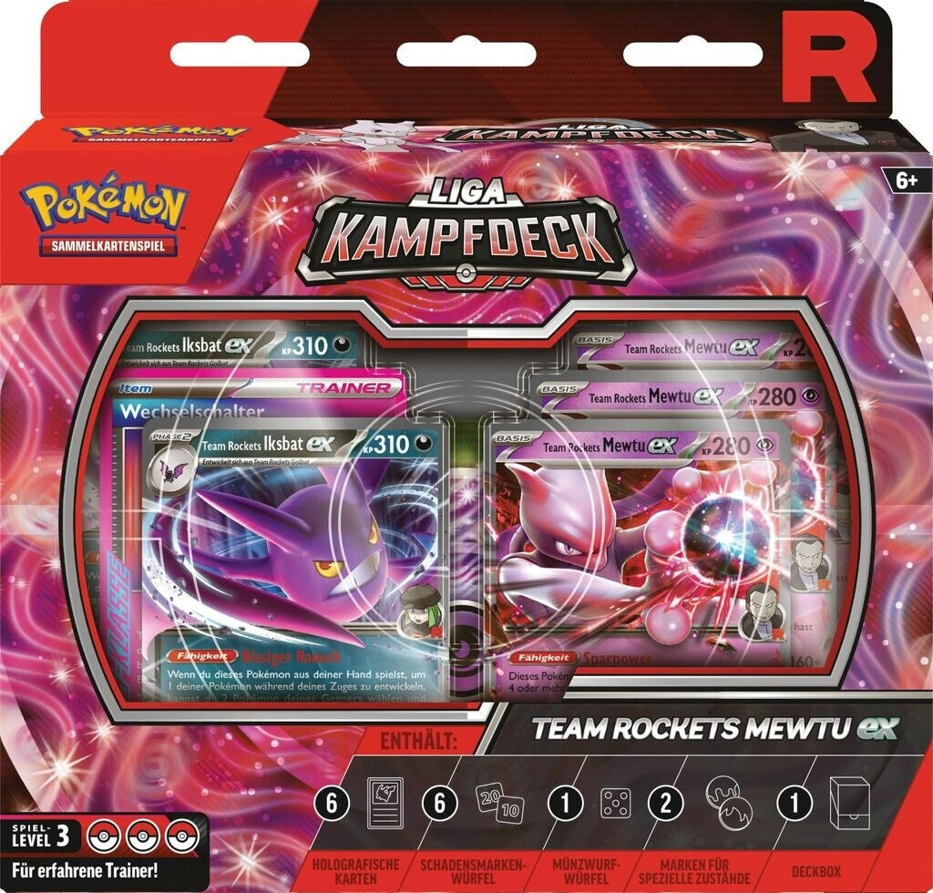 Pokemon Liga Kampfdeck Mewtu ex (DE)