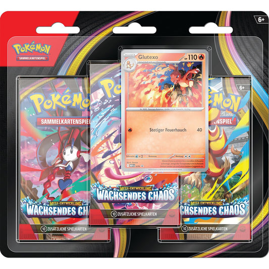 Pokemon Wachsendes Chaos 3er Blister (DE)