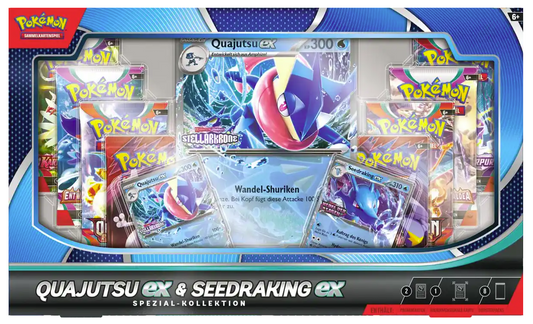Pokemon Quajutsu ex & Seedraking ex Spezial Kollektion (DE)
