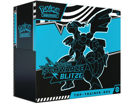 Pokémon Top-Trainer-Box Karmesin & Purpur – Schwarze Blitze